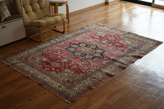 TURKEY OLD KAYSERI PINK 1950-1960年代 218 × 153 cm No.TR25192