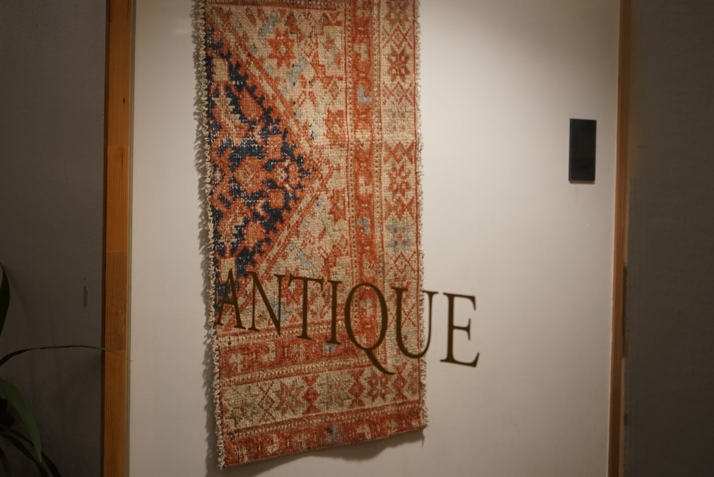 Türkiye Old Oushak Red Small size 1970年代 96.5 × 44 cm No.TR25241