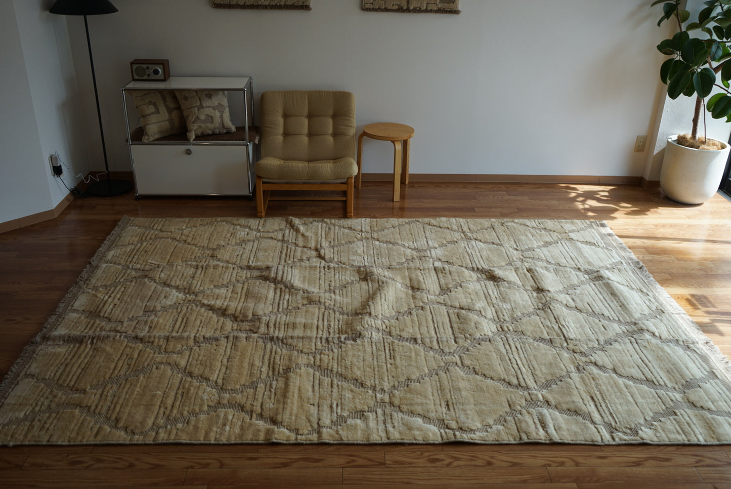 店頭販売 ORIGINAL IRAN QASHQAI KILIM LIVING MAIN SIZE " DIAMOND " 300 × 200 cm