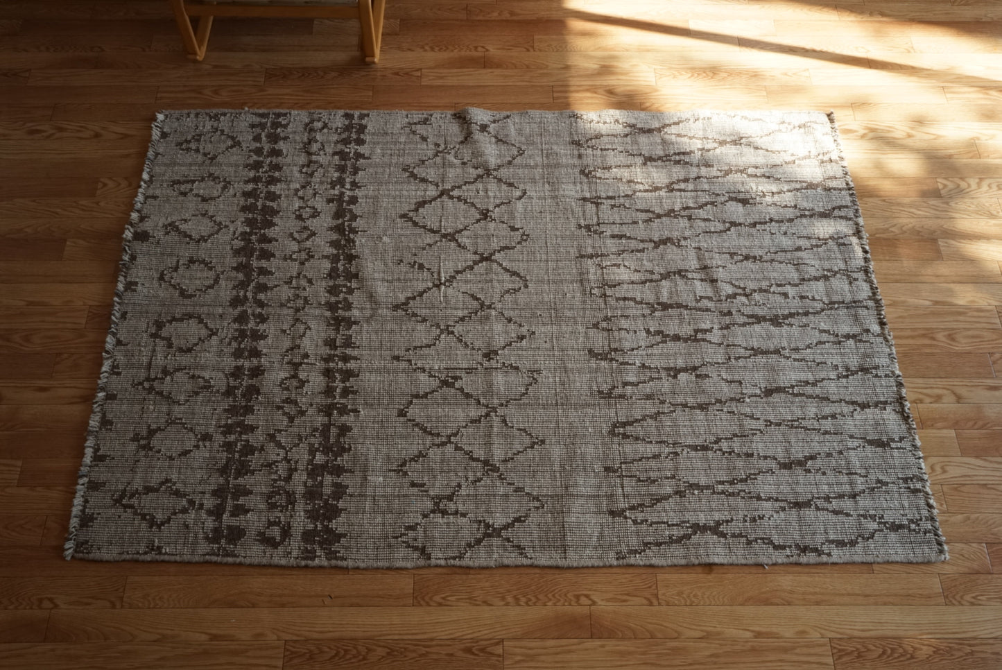 MAISON ÉTRETAT Original Iran Qashqai Kilim " Tribe " 205 × 144 cm / 国内送料無料・羊毛手織りキリム