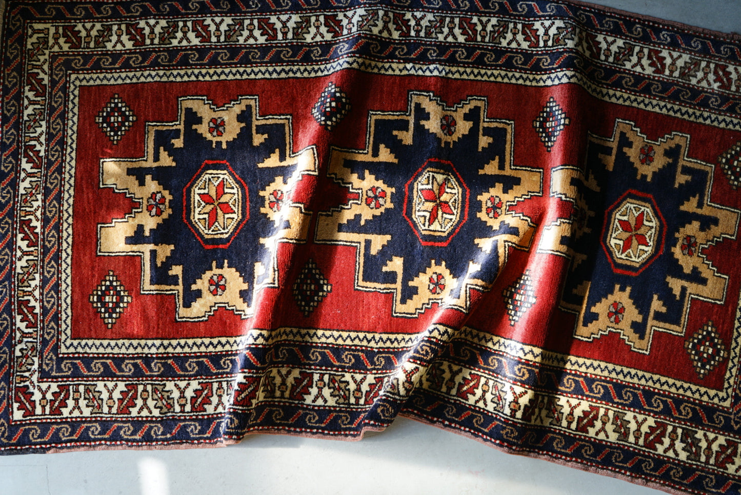 TURKEY OLD AKSARAY TASPINAR 1950-1960年代 220 × 117 cm