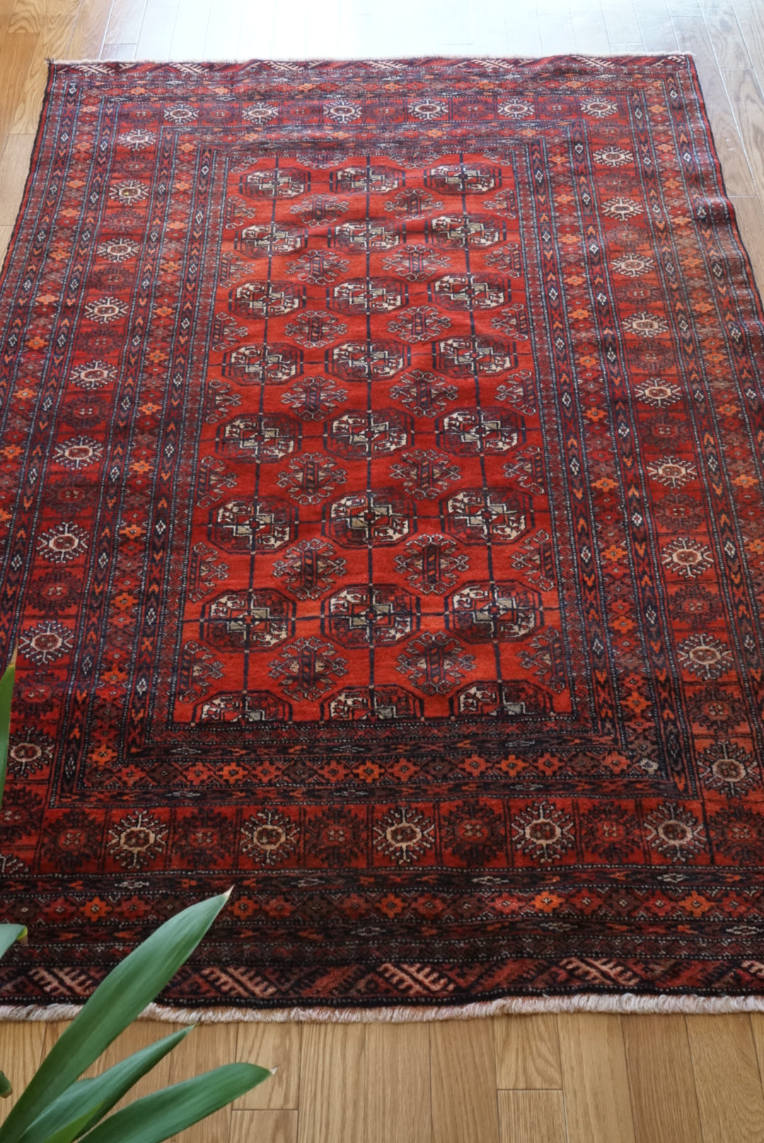 店頭販売 Afghanistan Old Turkmen 1960年代 202 × 137 cm  No.AF2532