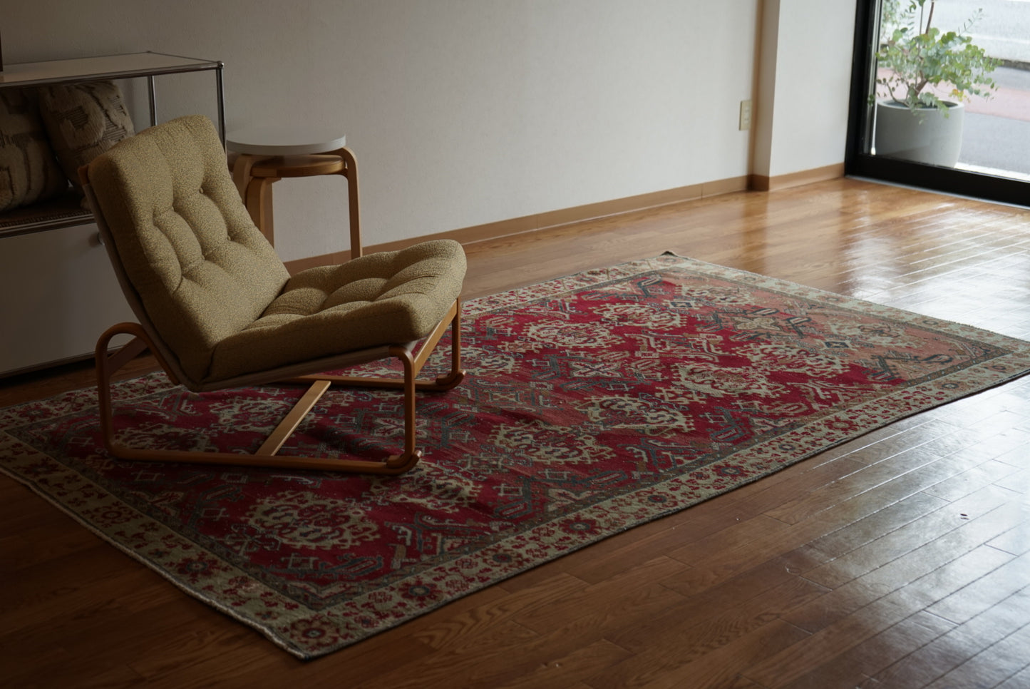 Türkiye Old Isparta RosePink 1960年代 251 × 147 cm No.TR25377