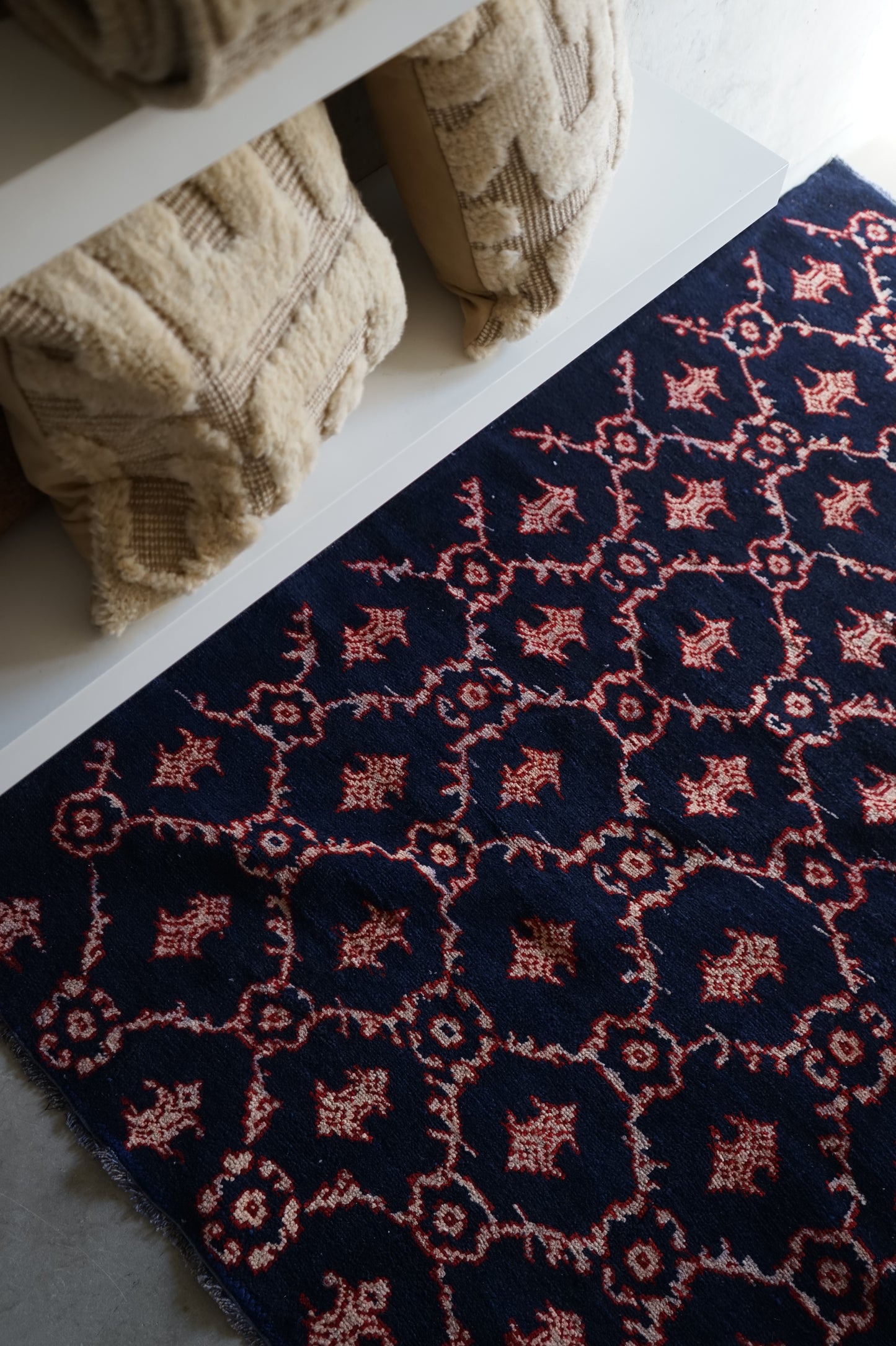 TURKEY OLD ISPARTA NAVY 1970年代 165 × 124 cm No.TR25211