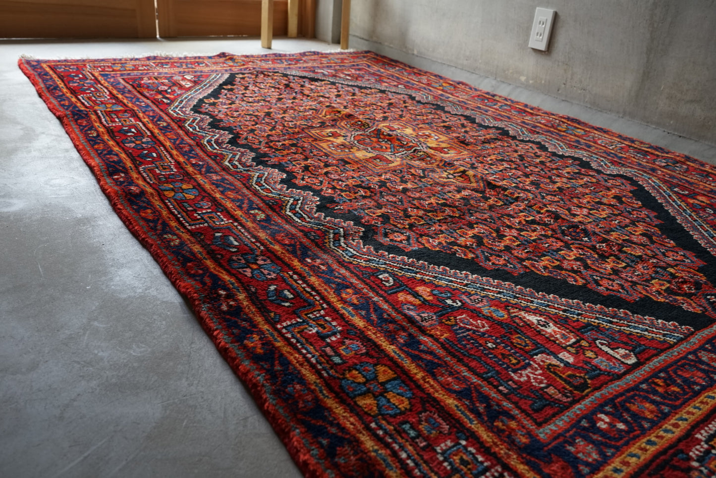 店頭販売 IRAN ANTIQUE ZANJAN 1920年代 220 × 135 cm