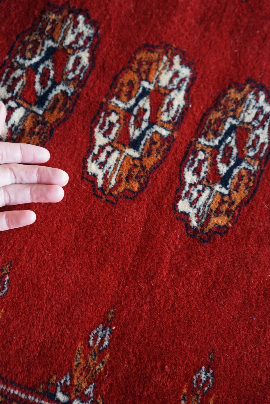 Türkiye Old Turkmen Red 1970年代 141 × 93 cm No.TR25232