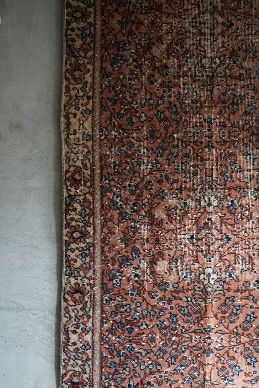 TURKEY OLD ISPARTA PINK RUNNER 1970年代 185 × 90.5 cm No.TR25191