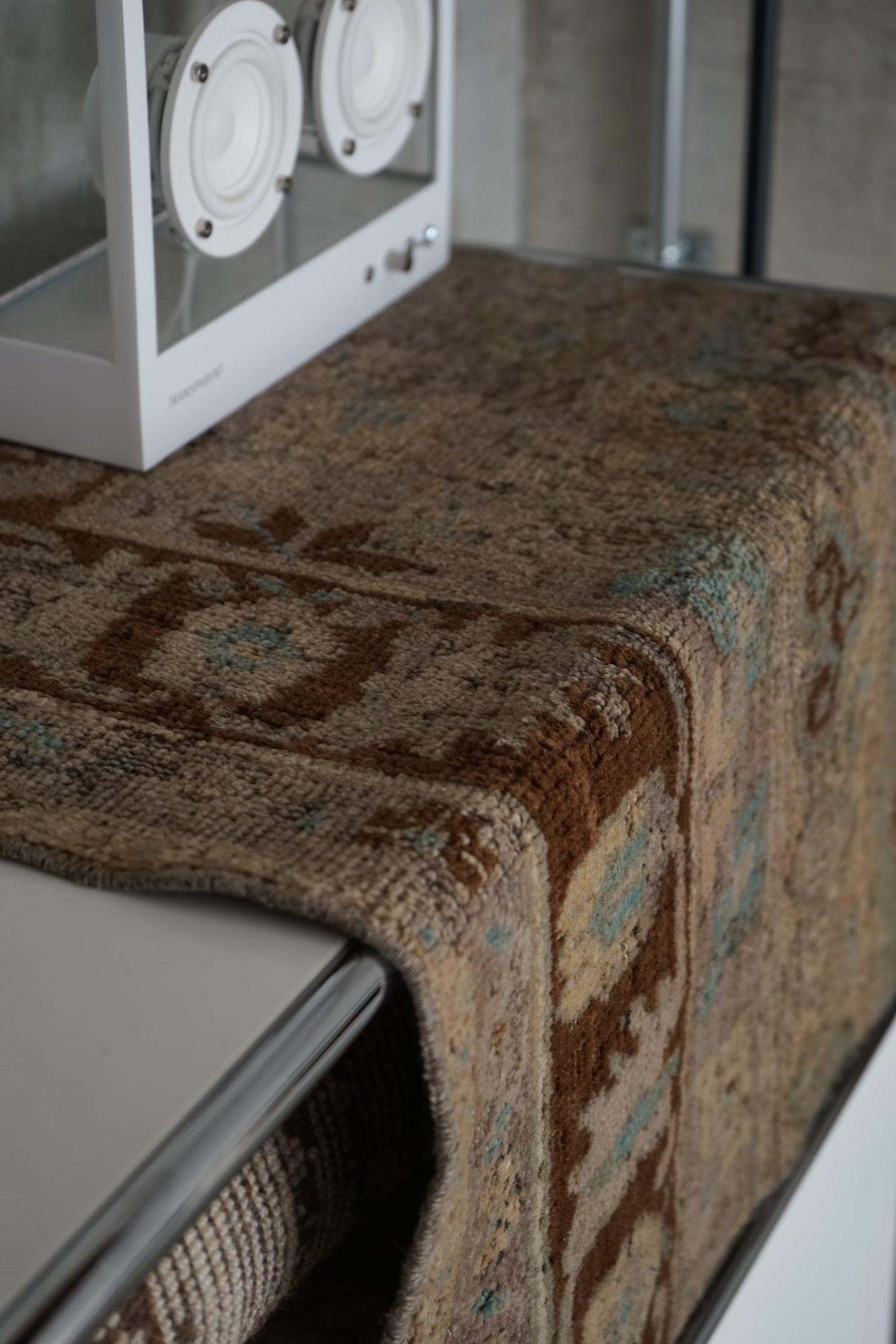 TURKEY VINTAGE SMALL GRAY RUG 78.5 × 54 cm No.TR25170