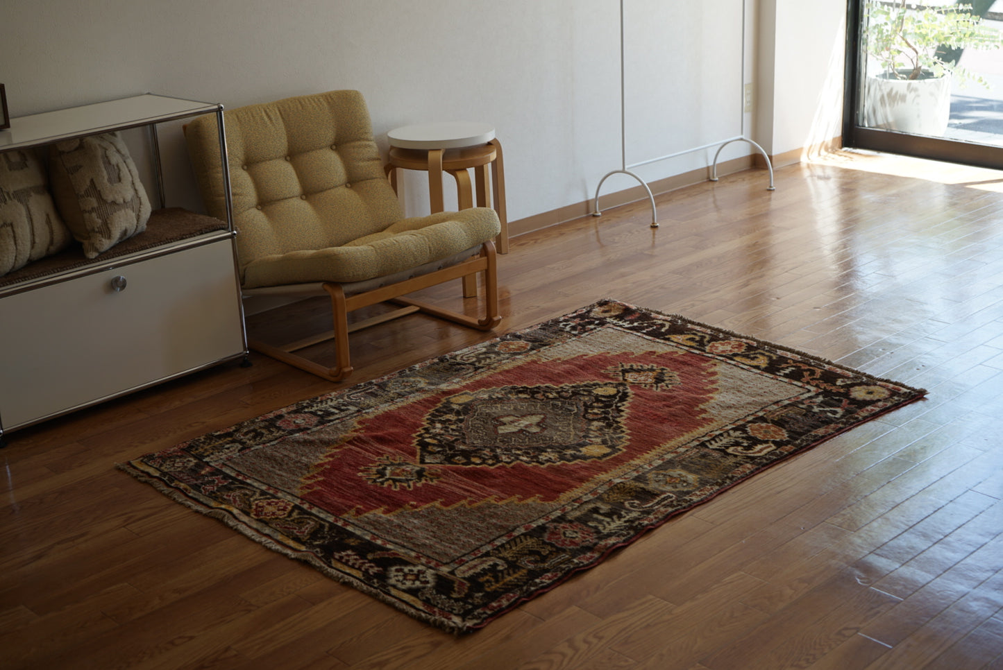 TRIBAL RUG TURKEY OLD KONYA OUSHAK 1965年代 164 × 115 cm No.TR25194