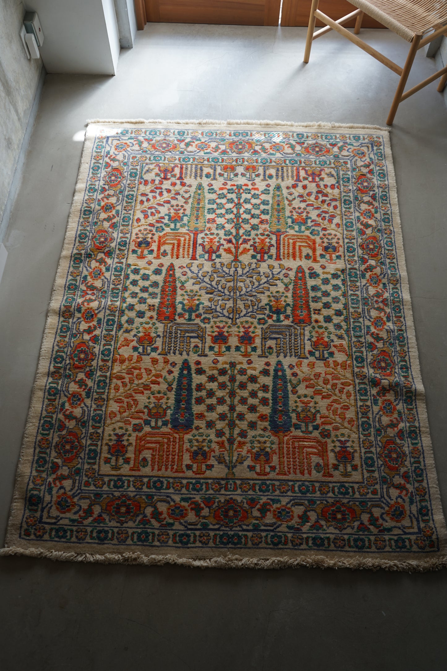 店頭販売 ÉTRETAT ORIGINAL IRAN BAKHTIARI 190 × 140 cm