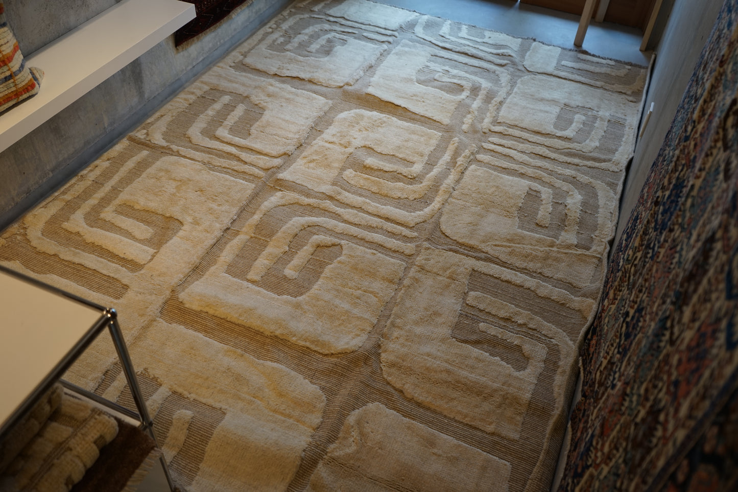 店頭販売 ORIGINAL IRAN  QASHQAI KILIM LIVING MAIN SIZE " PERSIA " 300 × 200 cm