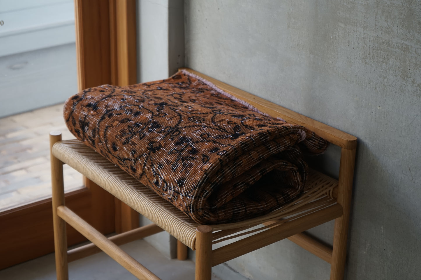 Türkiye Old Isparta Dark Chocolate 1970年代 192 × 100 cm No.TR25224