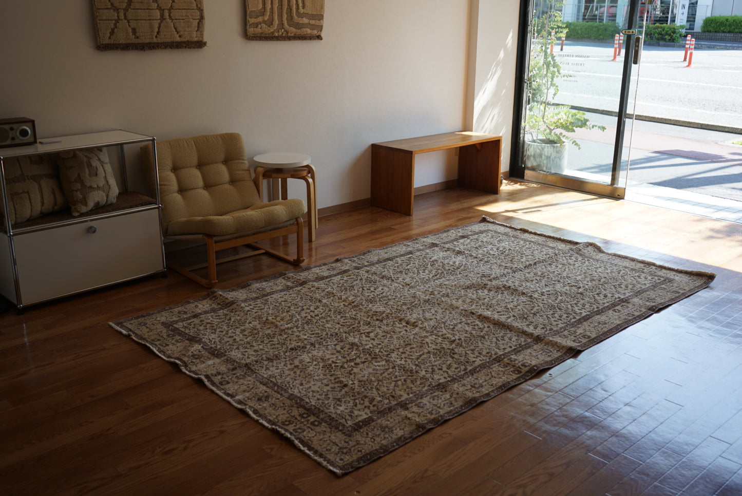 Türkiye Old Isparta Goldenbeige , Brown 1970年代 263 × 162 cm No.TR25404