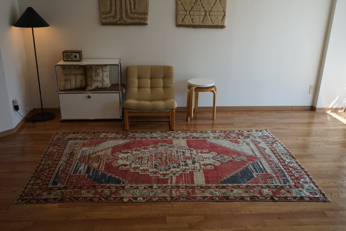 Türkiye Old Kayseri Medallion Modern Color 1970年代 257 × 145 cm No.TR25390