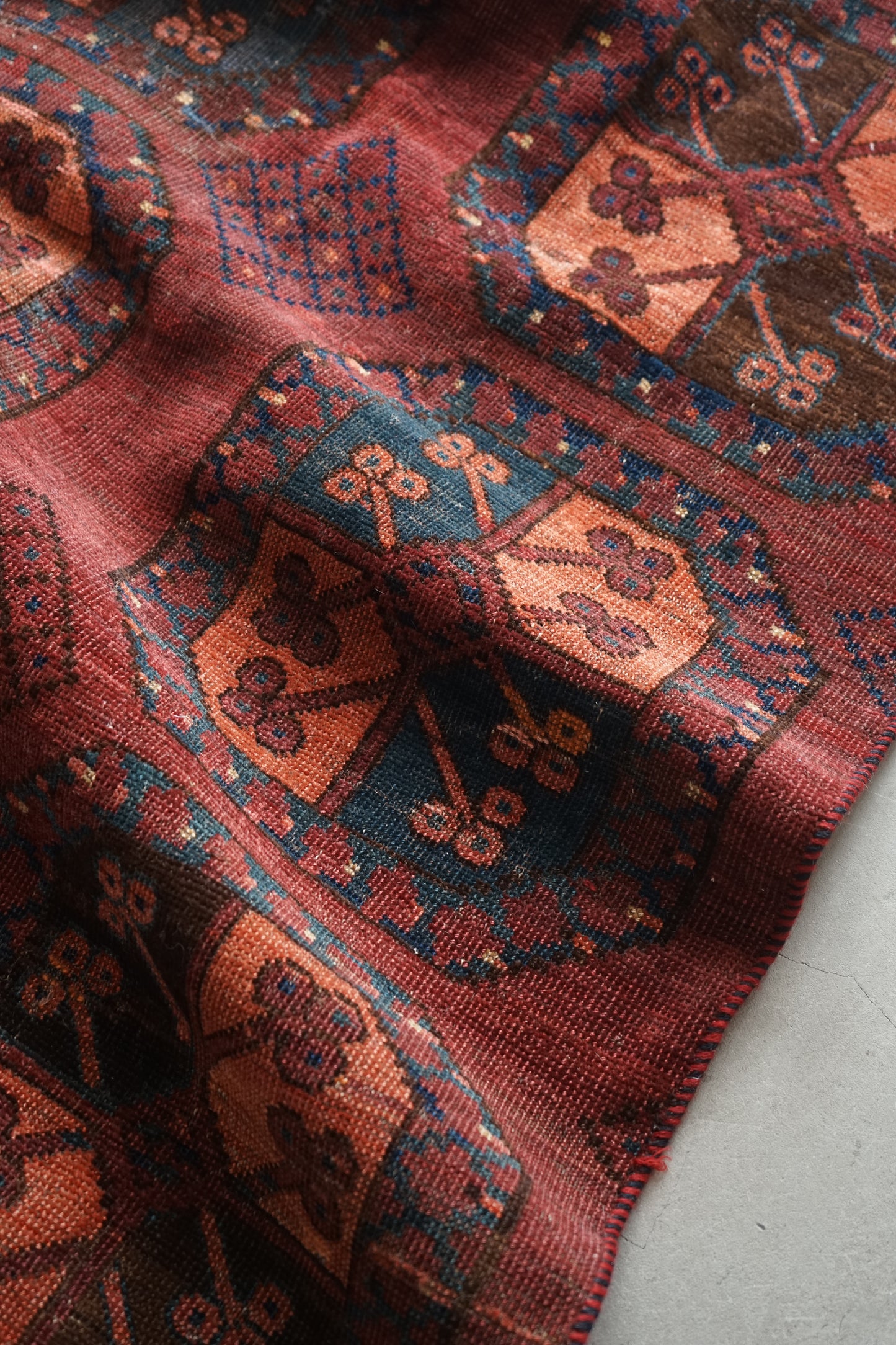 IRAN ANTIQUE TURKMEN ERSARI 1820年代 180 × 87 cm