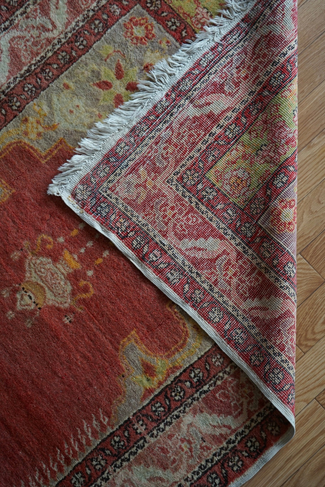 Tribal rug Türkiye Old Kayseri Prayer 1980年代 165 × 112 cm No.TR25535 / 国内送料無料・羊毛手織り絨毯