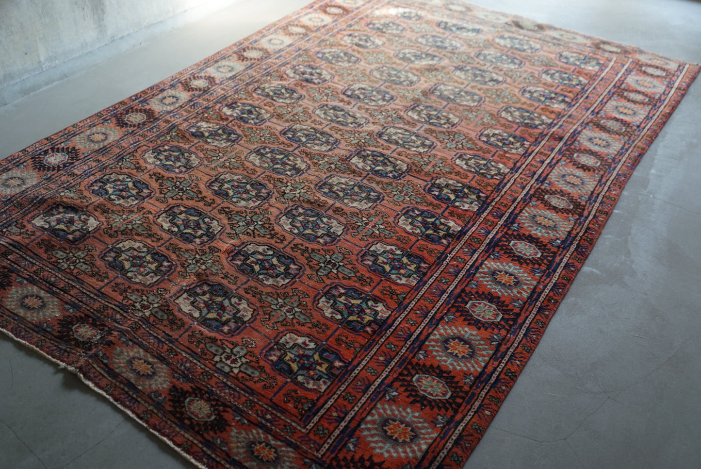 TURKEY TURKMENISTAN OLD TURKNEN 1950-1960年代 213 × 134 cm