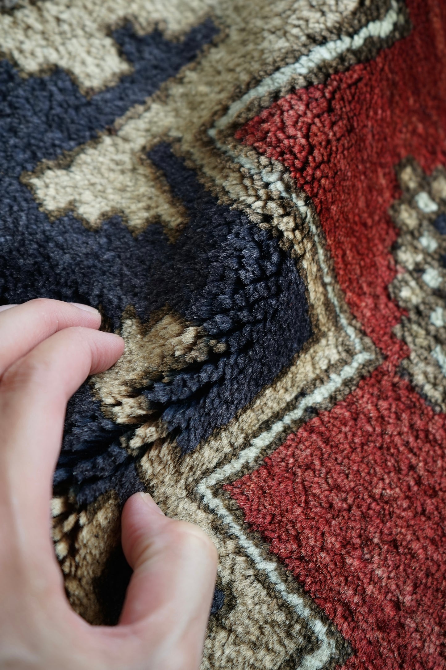 TURKEY OLD AKSARAY TASPINAR 1950-1960年代 220 × 117 cm