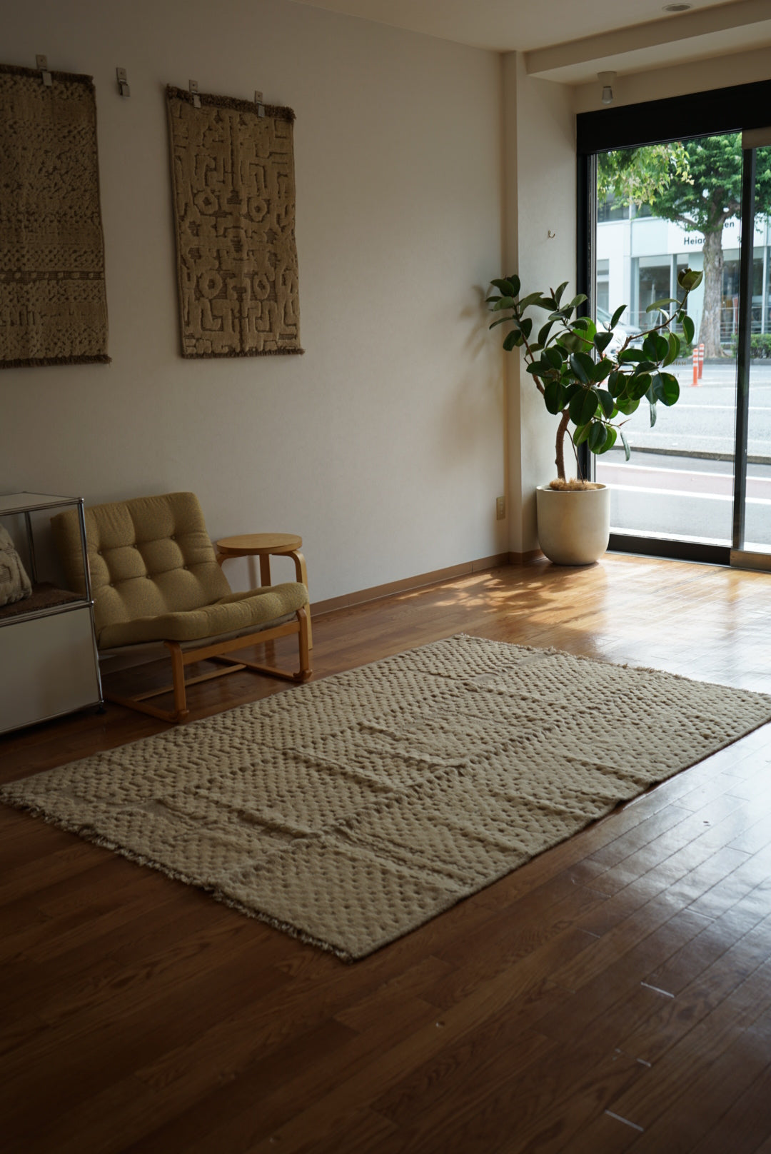 店頭販売 ORIGINAL IRAN QASHQAI KILIM LIVING SIZE " LAND " 190 × 140 cm