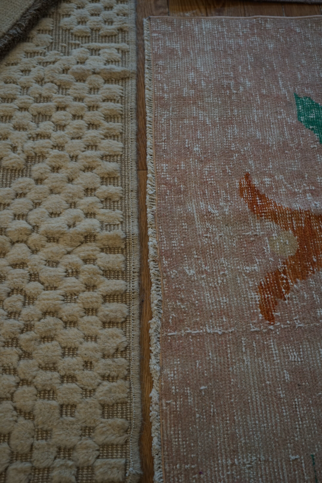 Türkiye Old Oushak Flower 1970年代 137 × 86 cm No.TR25372