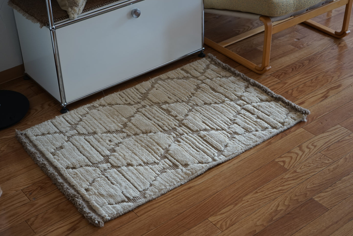 店頭販売 ORIGINAL IRAN QASHQAI KILIM DOORSIZE " DIAMOND " 95 × 65 cm