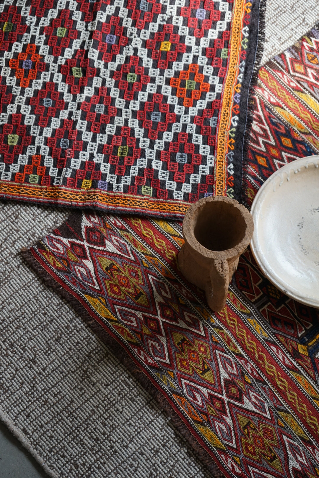 TURKEY OLD ANATOLIA KILIM 1950年代 73 × 67.5 cm