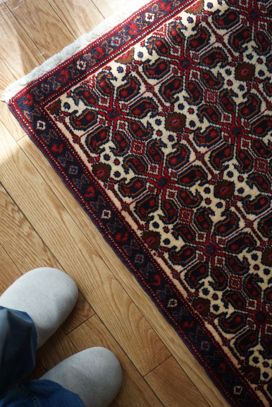 IRAN OLD SANANDAJI BOTEH 1940年代 97 × 68.5 cm