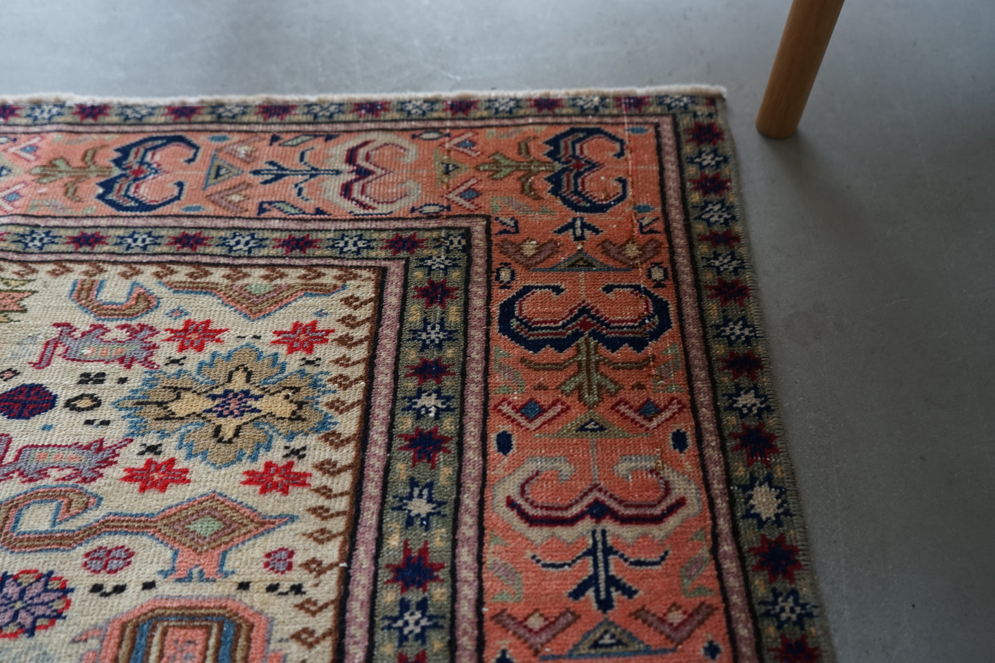 TURKEY OLD KAYSERI PINK 1950-1960年代 212 × 145 cm No.TR25190