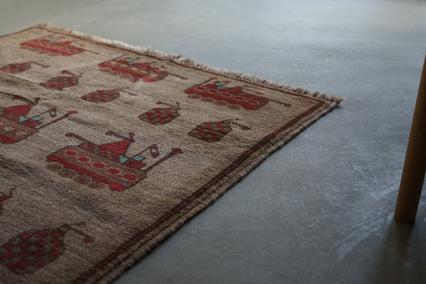 AFGHANISTAN VINTAGE WAR RUG 1980年代 149× 90 cm No.AF2512