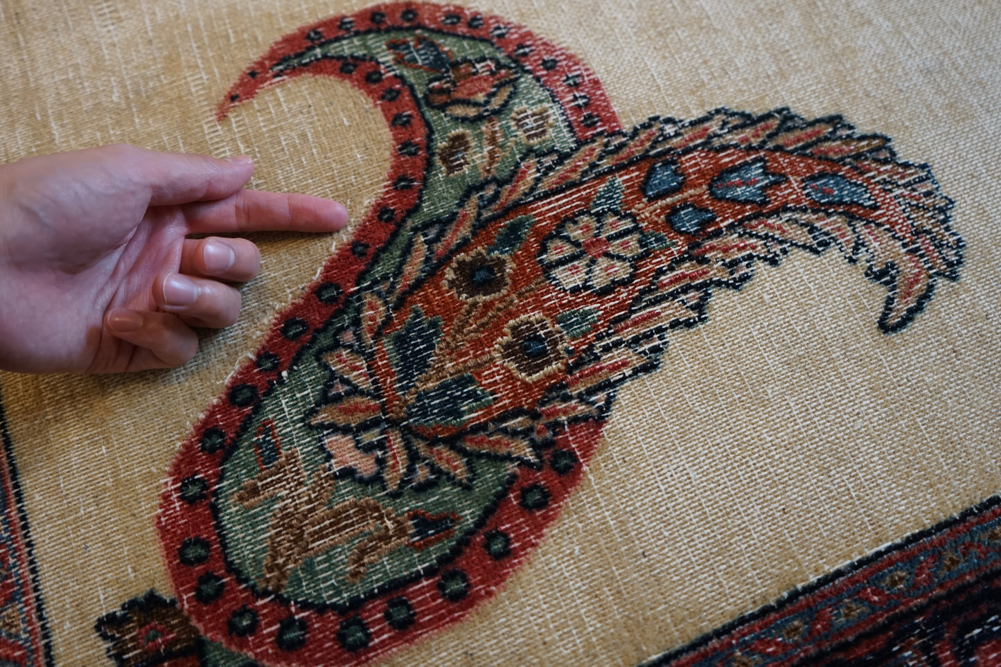 TURKEY OLD ANATORIA PAISLEY 1970-1980年代 193 × 134 cm No.TR25180