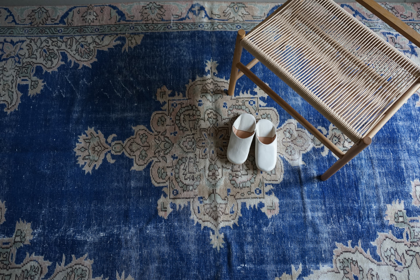 TURKEY OLD ISPARTA BLUE 1970年代 236 × 163 cm No.TR25205