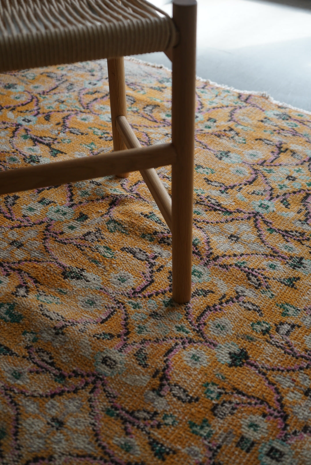 TURKEY OLD ISPARTA CALLOT ORANGE 1970年代 232 × 140 cm No.TR25149