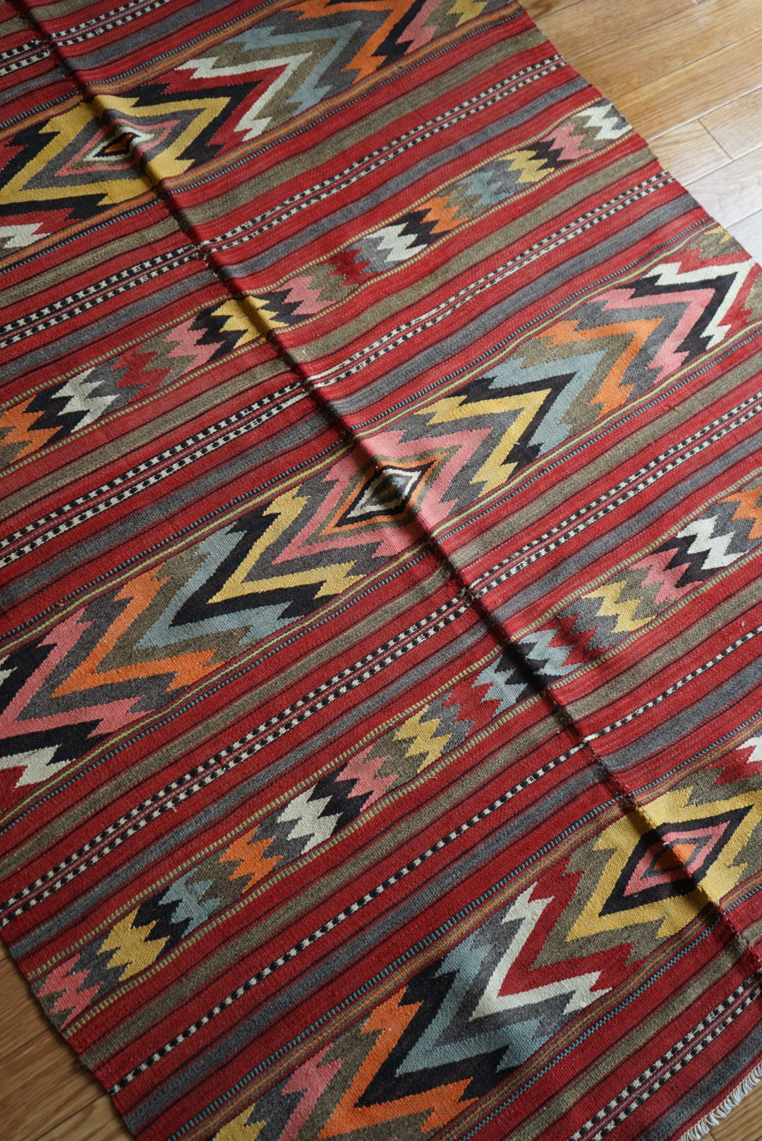 Türkiye Old Balkan Kilim 1950-1960年代 159 × 116 cm