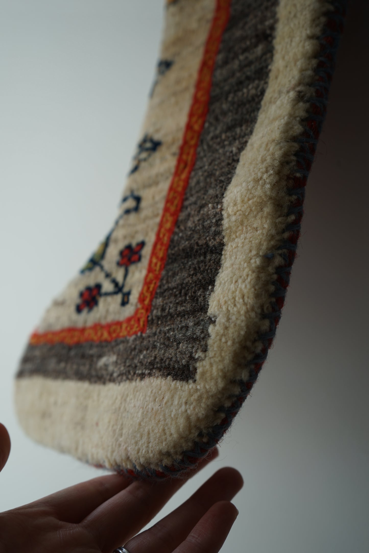 IRAN OLD-ANTIQUE CHRISTMAS SANTA SOCKS 39 × 25 cm NO.41