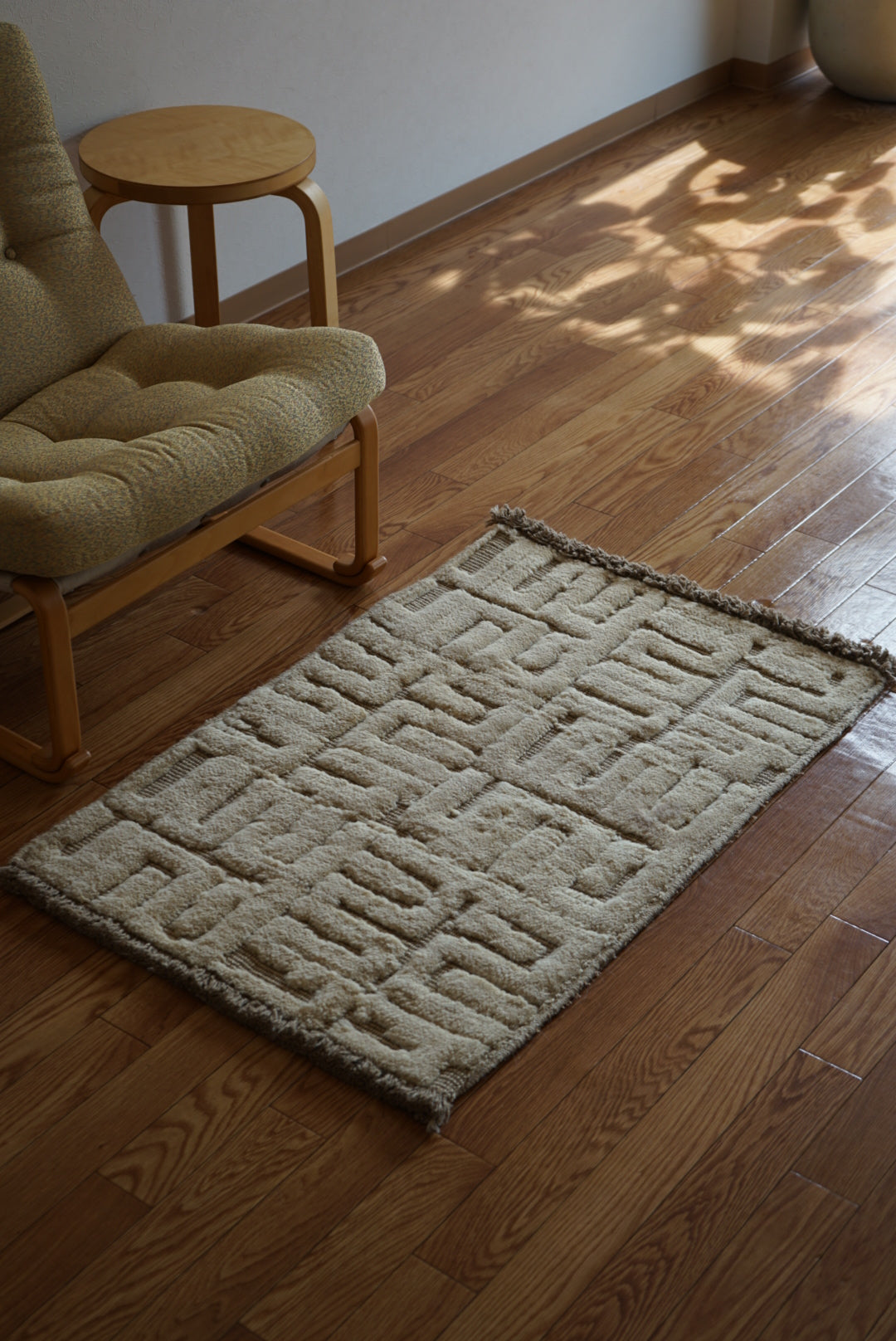 店頭販売 ORIGINAL IRAN QASHQAI KILIM DOORSIZE " QANAT " 95 × 65 cm