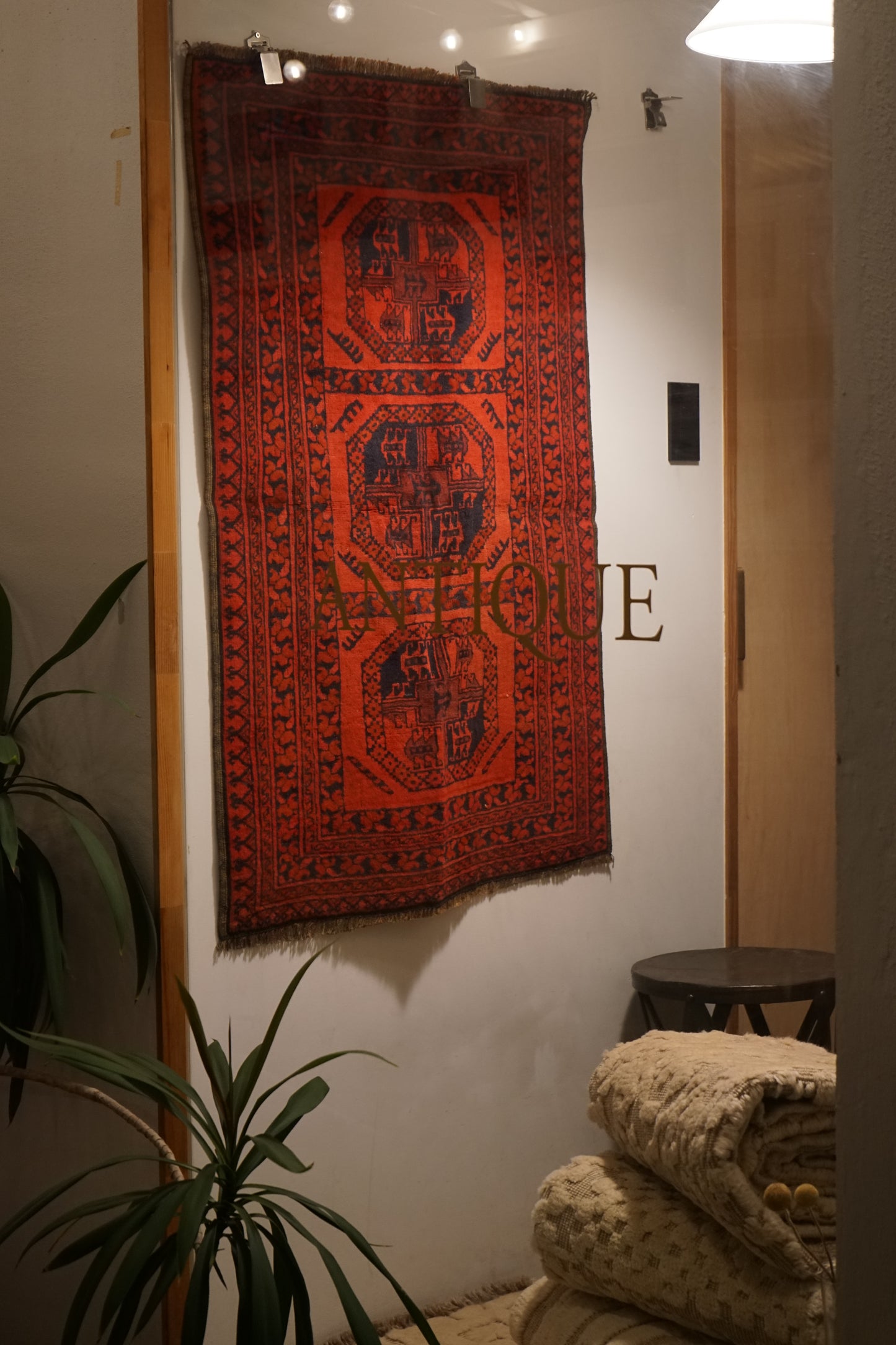 AFGHANISTAN OLD TURKMEN ELEPHANT FOOT 1970年代 112 × 75 cm No.AF2515