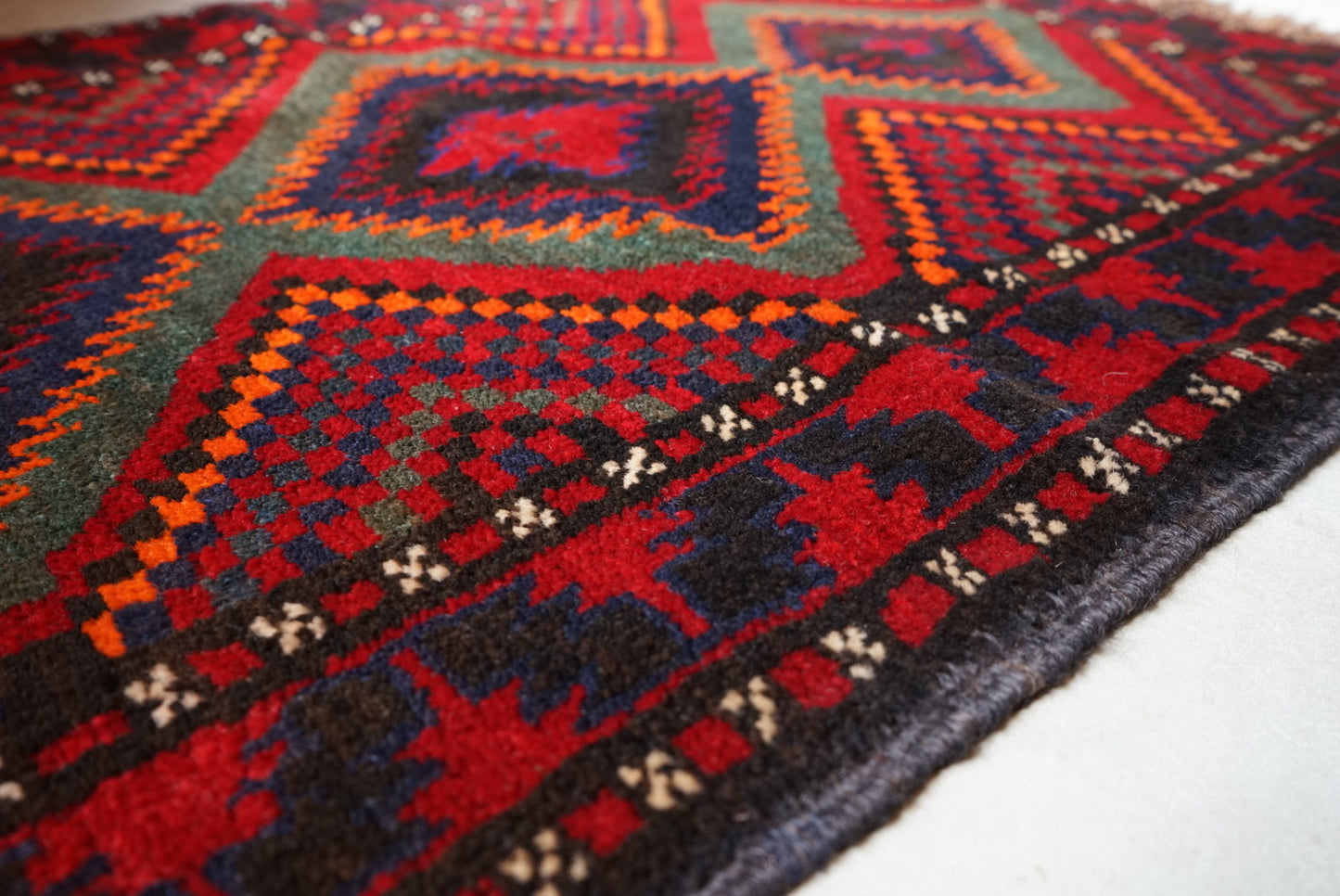 AFGHANISTAN BALUCH DOOR SIZE 1970-1980年代 93 × 64 cm