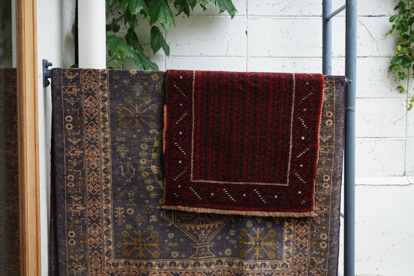 AFGHANISTAN VINTAGE BALUCH KAWDANI 1970-1980年代 92 × 59.5 cm