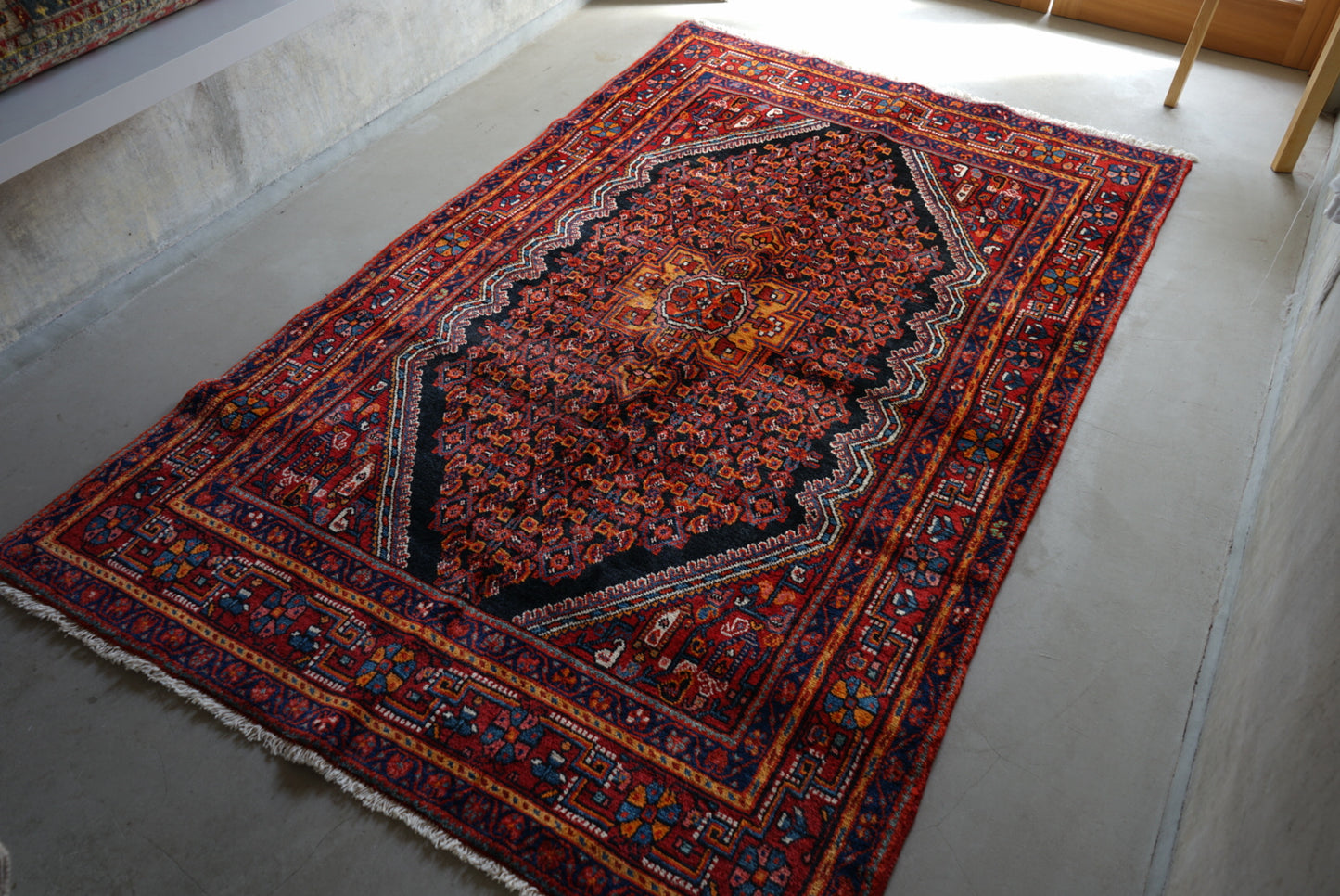 店頭販売 IRAN ANTIQUE ZANJAN 1920年代 220 × 135 cm