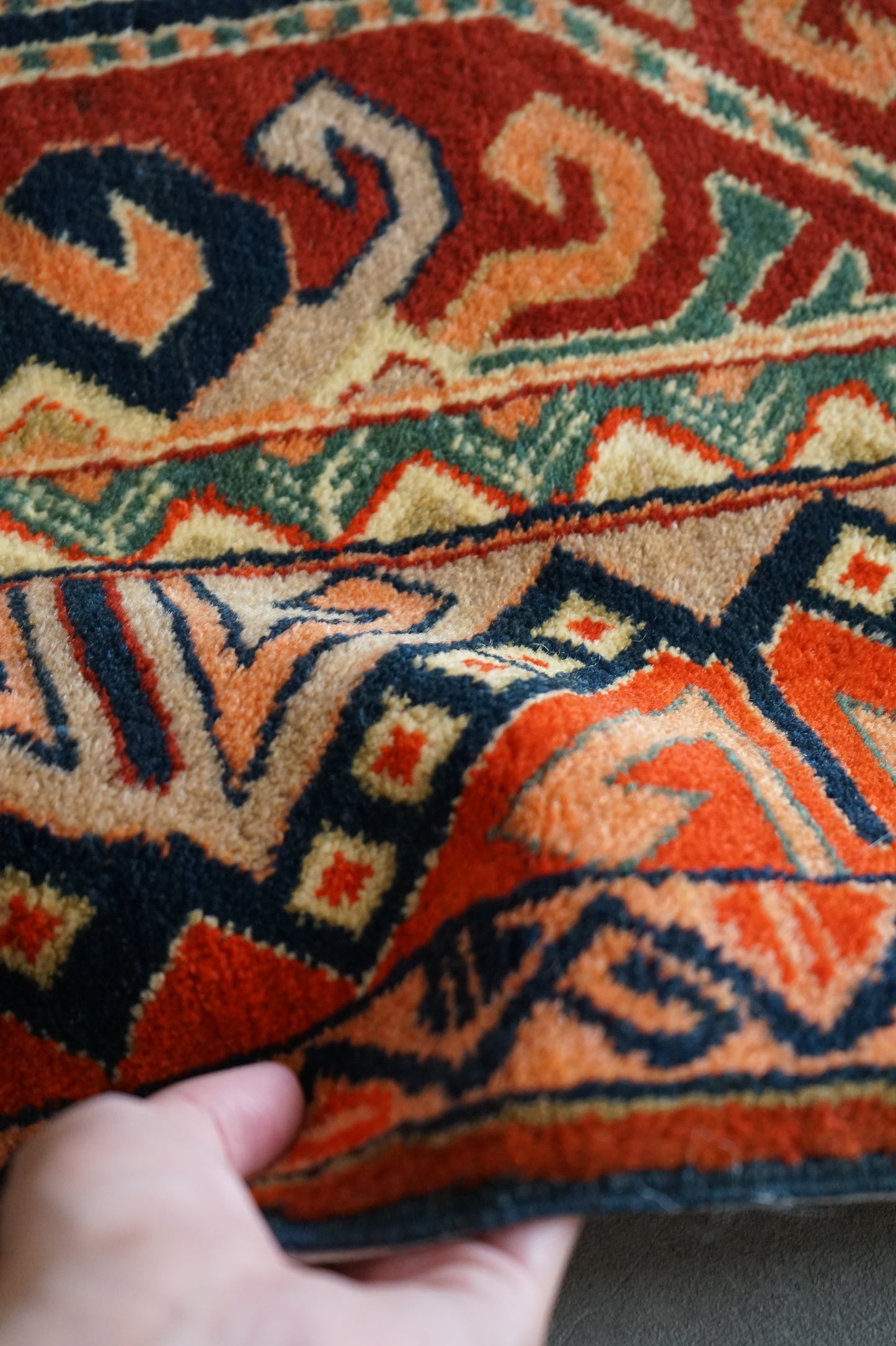 IRAN ANTIQUE SHIRVAN COSSACKS 1860年代 181 × 125 cm