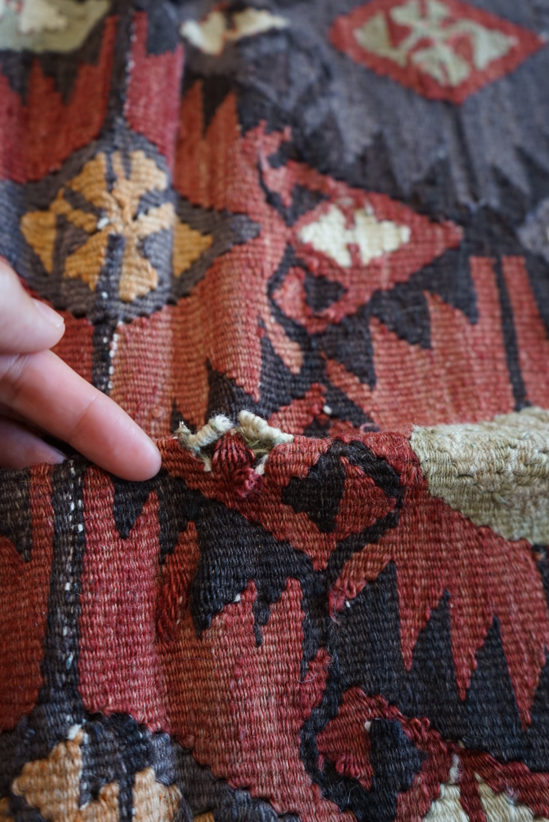 Türkiye Old Kilim 155 × 123 cm No.TR25334