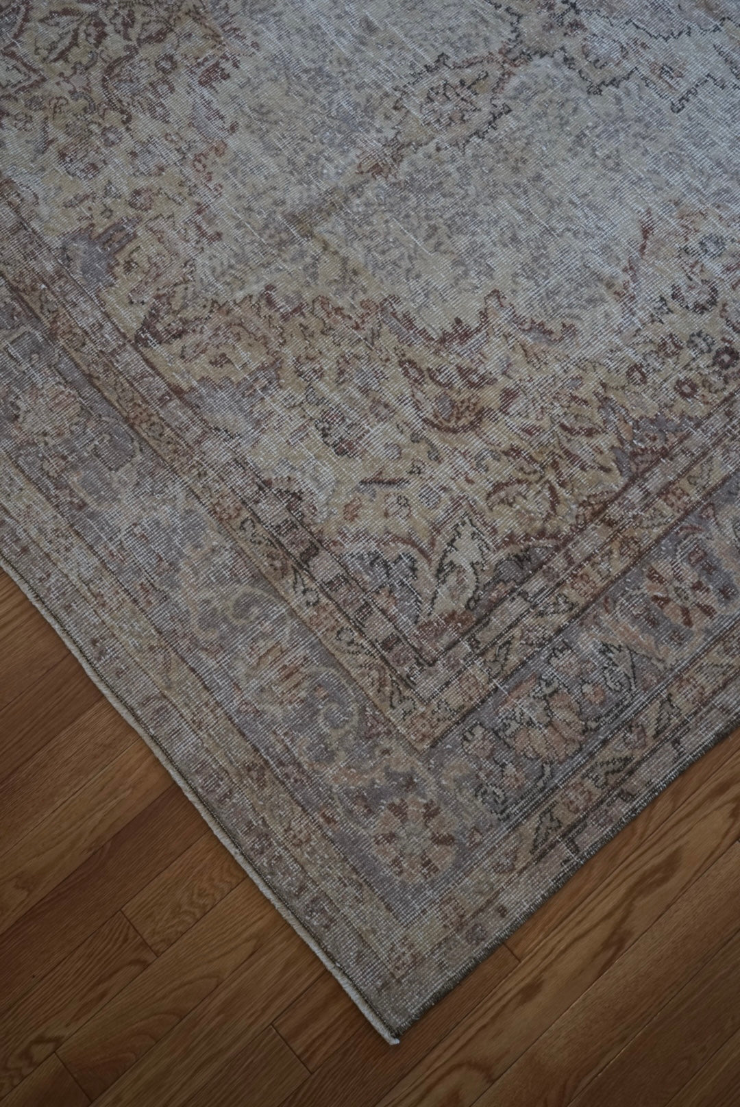 Türkiye Old Isparta Medallion Beige , Glay 1960年代 284 × 183.5 cm No.TR25476