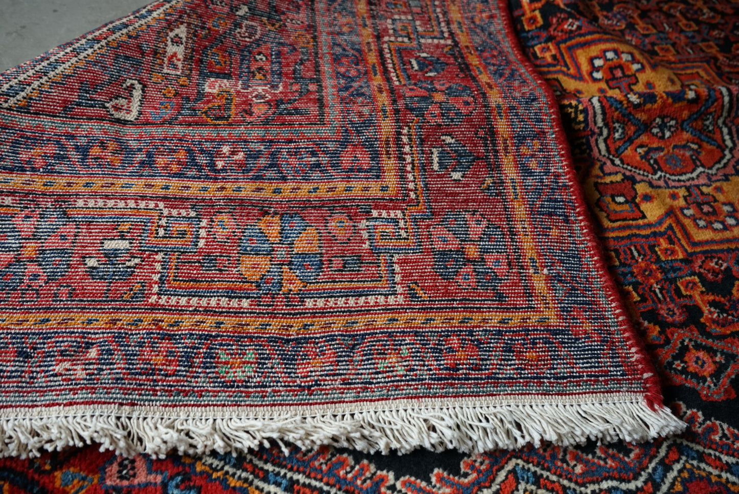 店頭販売 IRAN ANTIQUE ZANJAN 1920年代 220 × 135 cm