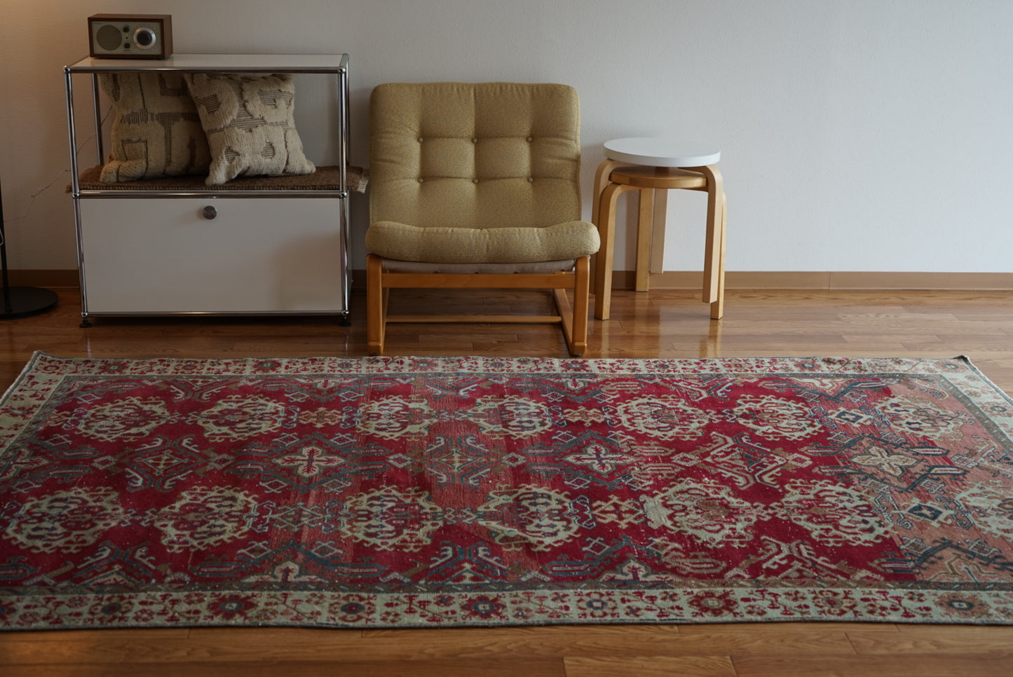 Türkiye Old Isparta RosePink 1960年代 251 × 147 cm No.TR25377