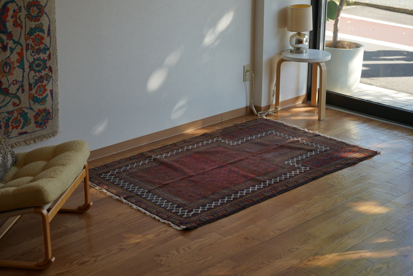 Afghanistan Old Baluch Prayer Rug 1970年代 155 × 100 cm  No.AF2541 / 国内送料無料・羊毛手織り絨毯