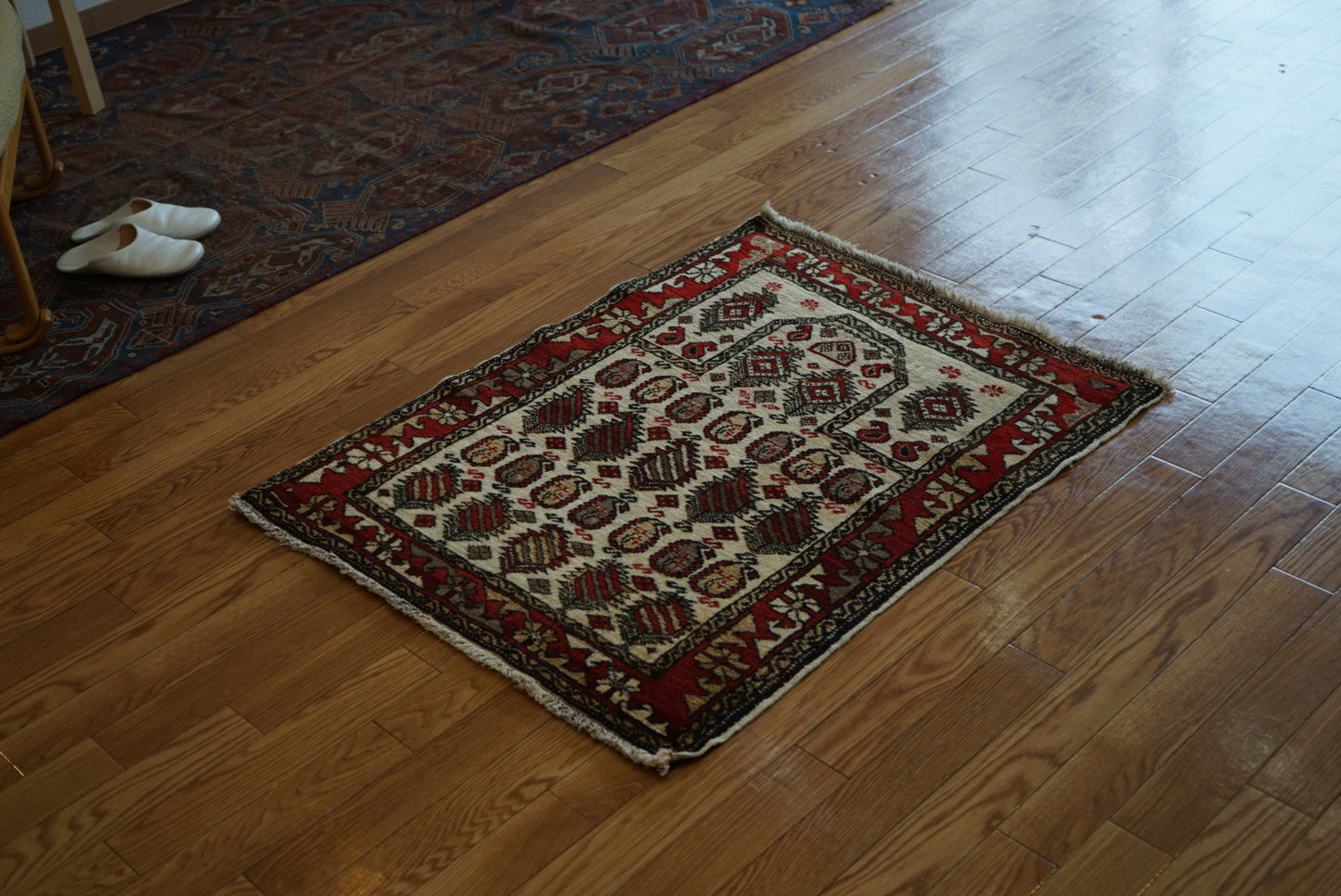 Türkiye Old Anatolia Kid's Prayer rug "Armond" 1960年代 92 × 78 cm No.TR25322