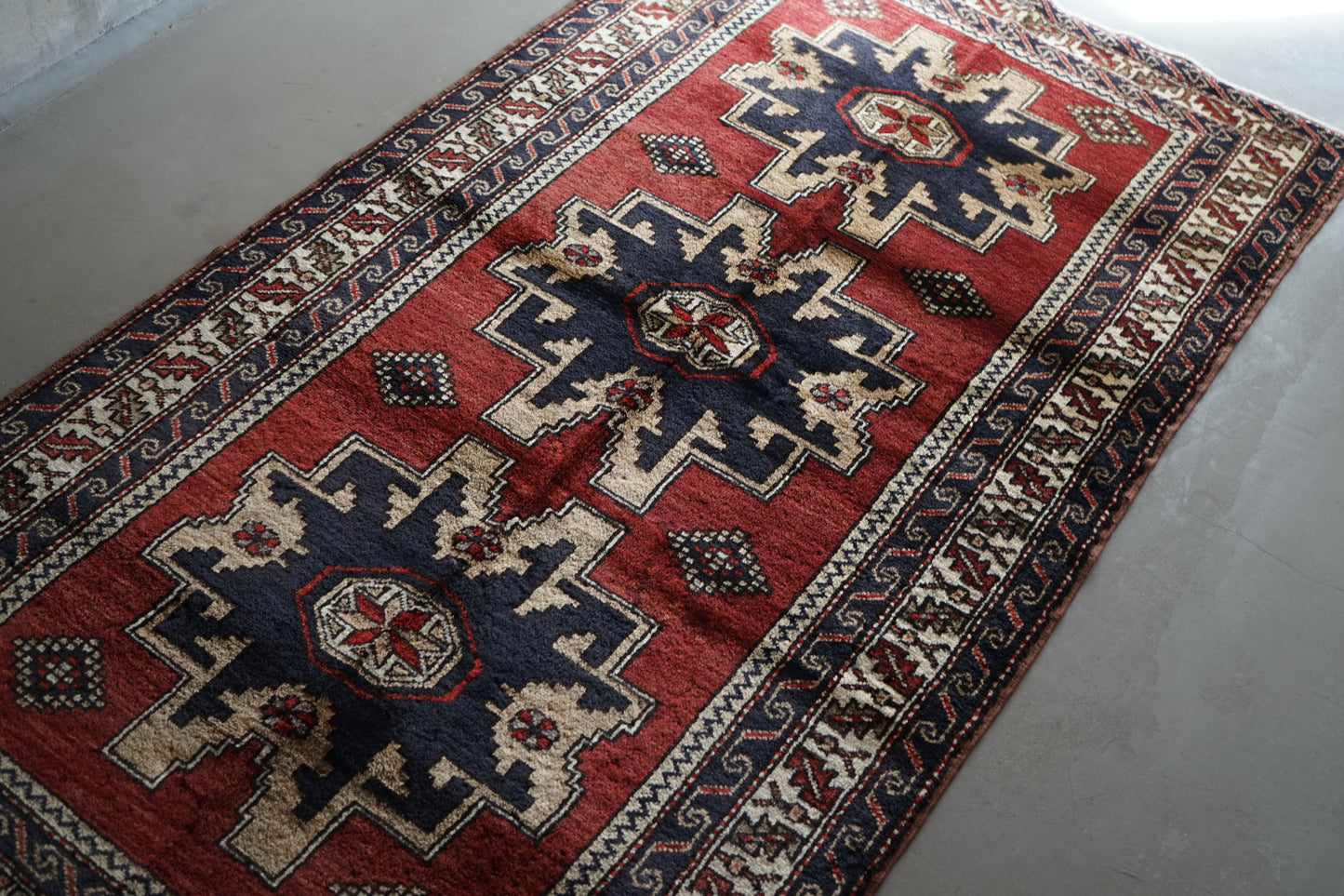 TURKEY OLD AKSARAY TASPINAR 1950-1960年代 220 × 117 cm