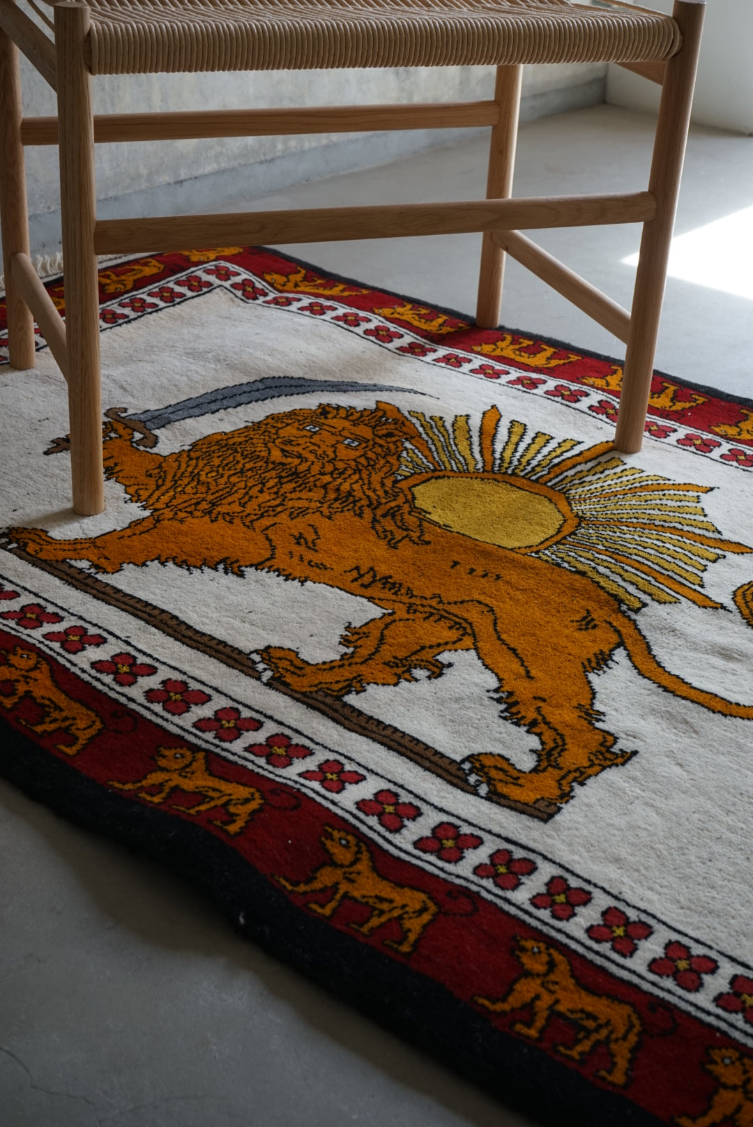 IRAN NEW SHIRAZ QASHQAI LION GABBEH 160 × 102 cm