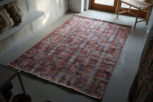 Türkiye Old Isparta Red 1970年代 208 × 141 cm No.TR25272