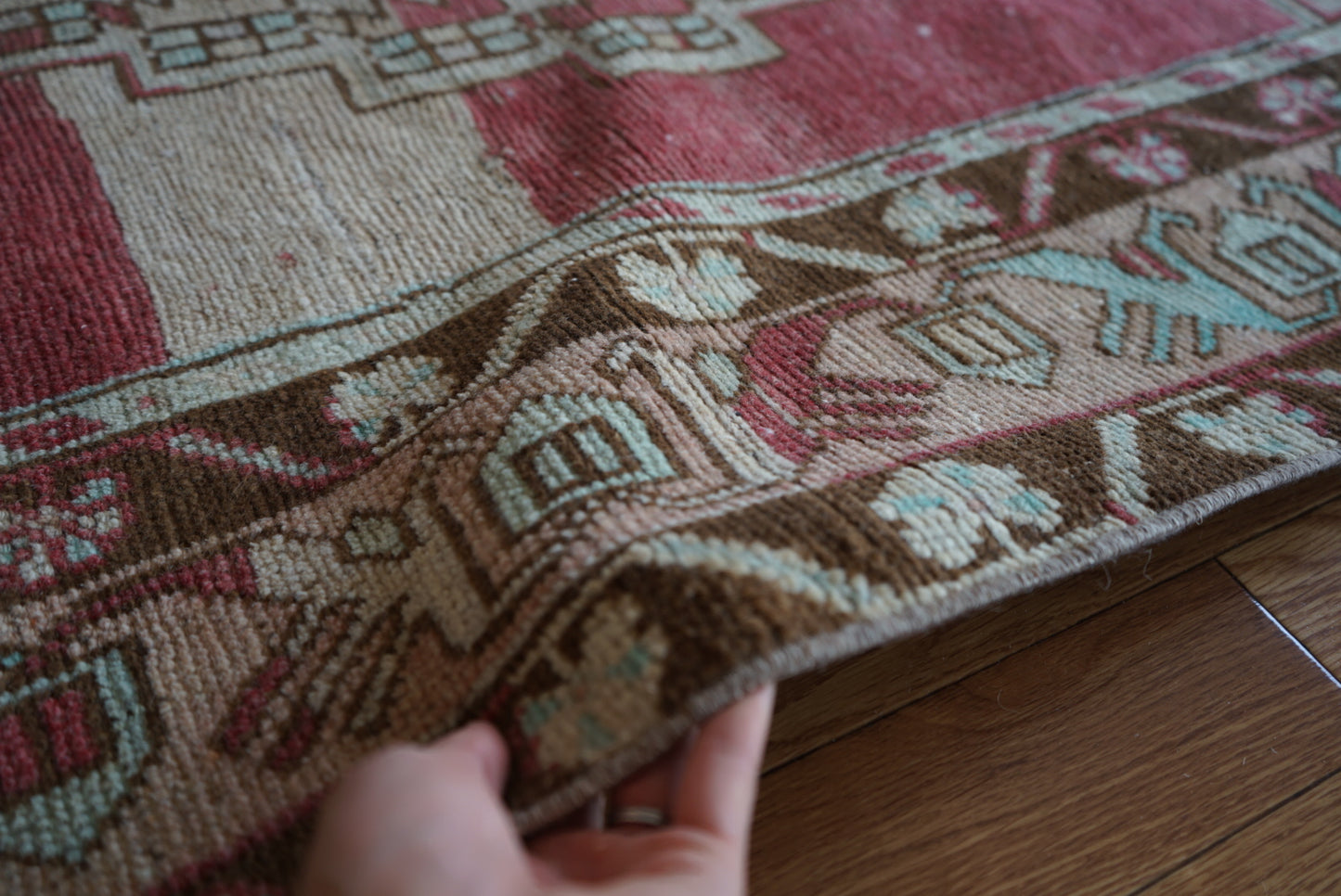 Türkiye Old Kayseri Medallion Modern Color 1970年代 257 × 145 cm No.TR25390